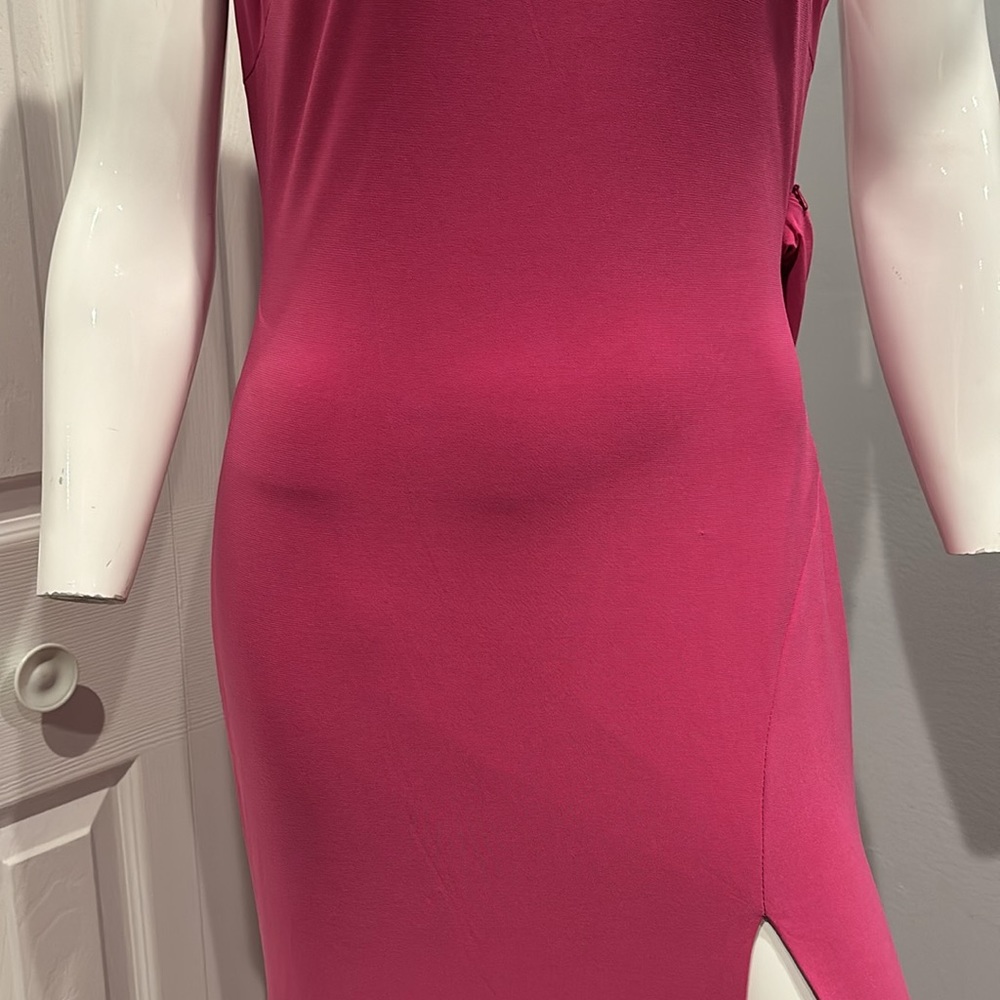 NWOT Ieena for Mac Duggal drape back gown - Picture 6 of 13